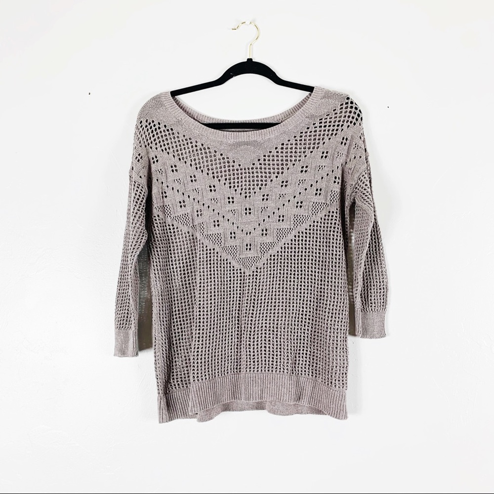 AMERICAN EAGLE Perforated Sweater Size M